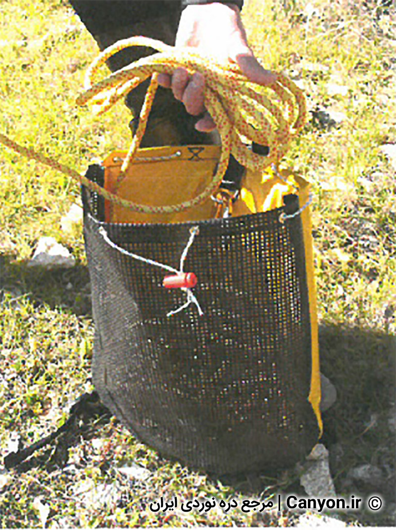 مدیریت طناب با استفاده از کیسه طناب